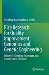 Rice Research for Quality Improvement: Genomics and Genetic Engineering