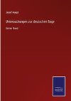 Untersuchungen zur deutschen Sage