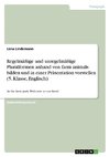 Regelmäßige und unregelmäßige Pluralformen anhand von farm animals bilden und in einer Präsentation vorstellen (5. Klasse, Englisch)