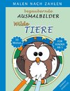 Bezaubernde Ausmalbilder Malen nach Zahlen - Wilde Tiere