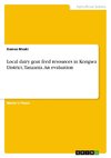 Local dairy goat feed resources in Kongwa District, Tanzania. An evaluation