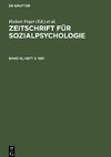 Zeitschrift für Sozialpsychologie, Band 12, Heft 3, Zeitschrift für Sozialpsychologie (1981)