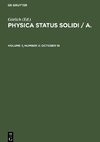 Physica status solidi / A., Volume 7, Number 2, October 16