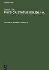 Physica status solidi / A., Volume 10, Number 1, March 16