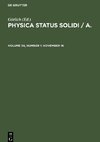 Physica status solidi / A., Volume 56, Number 1, November 16