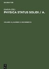 Physica status solidi / A., Volume 44, Number 2, December 16