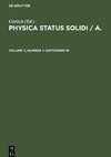 Physica status solidi / A., Volume 7, Number 1, September 16