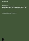 Physica status solidi / A., Volume 46, Number 2, April 16