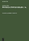 Physica status solidi / A., Volume 46, Number 1, March 16