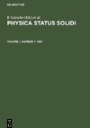 Physica status solidi, Volume 1, Number 7, Physica status solidi (1961)