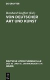 Von deutscher Art und Kunst