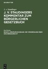 J. v. Staudingers Kommentar zum Bürgerlichen Gesetzbuch, Band 3, Ergänzungsband, Die Verordnung über das Erbbaurecht