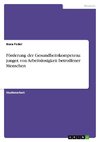 Förderung der Gesundheitskompetenz junger, von Arbeitslosigkeit betroffener Menschen