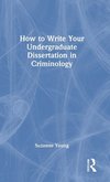 How to Write Your Undergraduate Dissertation in Criminology