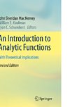 An Introduction to Analytic Functions