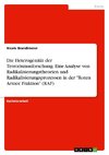 Die Heterogenität der Terrorismusforschung. Eine Analyse von Radikalisierungstheorien und Radikalisierungsprozessen in der 