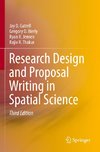 Research Design and Proposal Writing in Spatial Science