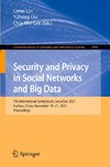 Security and Privacy in Social Networks and Big Data