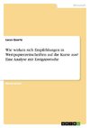 Wie wirken sich Empfehlungen in Wertpapierzeitschriften auf die Kurse aus? Eine Analyse mit Ereignisstudie