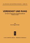 Verdienst und Rang : die Fa¿a¿il als literar. u. gesellschaftl. Problem im Islam