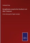 Kurzgefasstes exegetisches Handbuch zum Alten Testament