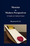 Mencius In Modern Perspectives