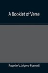 A booklet of verse