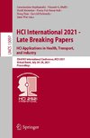 HCI International 2021 - Late Breaking Papers: HCI Applications in Health, Transport, and Industry