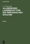 Allgemeines Landrecht für die Preußischen Staaten, Band 2, Allgemeines Landrecht für die Preußischen Staaten Band 2