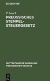 Preußisches Stempelsteuergesetz