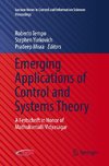 Emerging Applications of Control and Systems Theory