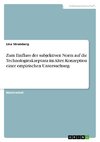 Zum Einfluss der subjektiven Norm auf die Technologieakzeptanz im Alter. Konzeption einer empirischen Untersuchung