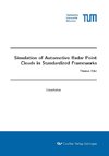 Simulation of Automotive Radar Point Clouds in Standardized Frameworks