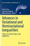 Advances in Variational and Hemivariational Inequalities