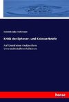 Kritik der Epheser- und Kolosserbriefe