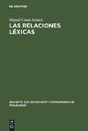 Las relaciones léxicas