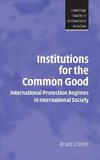 Institutions for the Common Good