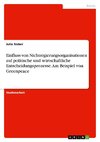 Einfluss von Nichtregierungsorganisationen auf politische und wirtschaftliche Entscheidungsprozesse. Am Beispiel von Greenpeace