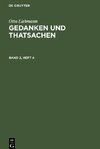 Gedanken und Thatsachen, Band 2, Heft 4, Gedanken und Thatsachen Band 2, Heft 4