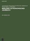 Berliner Astronomisches Jahrbuch, 184. Jahrgang, Berliner Astronomisches Jahrbuch (1959)