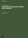 Lexikon zu den Dionysiaka des Nonnos, Lieferung 4, (P-O)