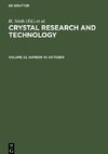 Crystal Research and Technology, Volume 22, Number 10, October