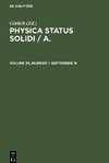 Physica status solidi / A., Volume 55, Number 1, September 16