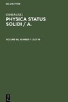 Physica status solidi / A., Volume 66, Number 1, July 16