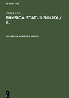 Physica status solidi / B., Volume 128, Number 2, April 1