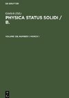 Physica status solidi / B., Volume 128, Number 1, March 1