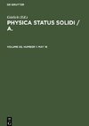 Physica status solidi / A., Volume 88, Number 1, May 16