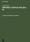 Physica status solidi / B., Volume 132, Number 2, December 1