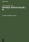 Physica status solidi / B., Volume 134, Number 1, March 1