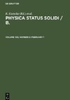 Physica status solidi / B., Volume 103, Number 2, February 1